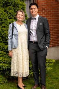 Bild från "Examensmiddagen"