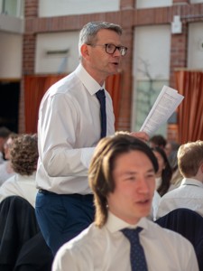 Bild från "Examensmiddagen"