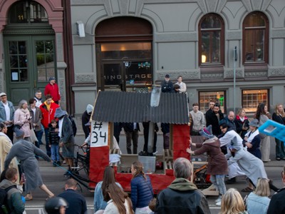 Bild från "Cortègen"