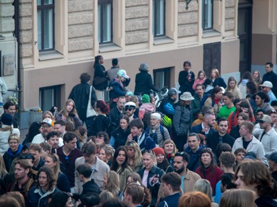 Bild från "Cortègen"
